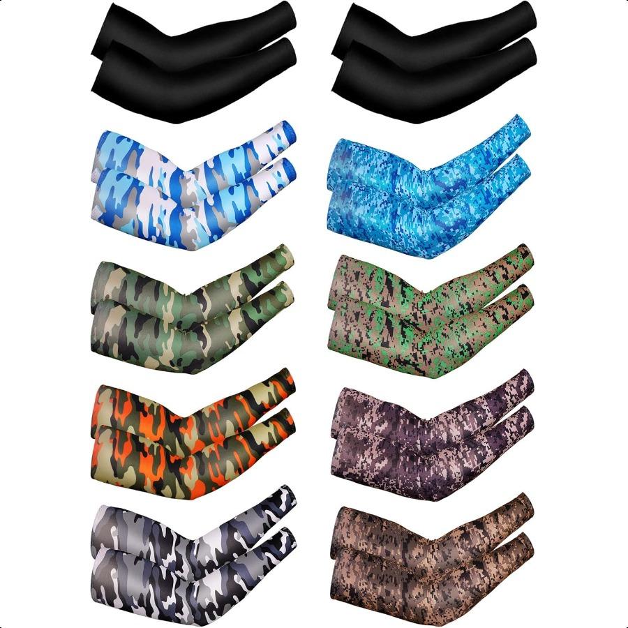 Bememo 10 Pairs Unisex Arm Sleeves for Men Women Elastic UV Protection Arm Cover Ice Silk Cooling Sleeves for Outdoor Driving United States
Bememo 10 Pairs Unisex Arm Sleeves for Men Women Elastic UV Protection Arm Cover Ice Silk Cooling Sleeves for Outdoor Driving United States