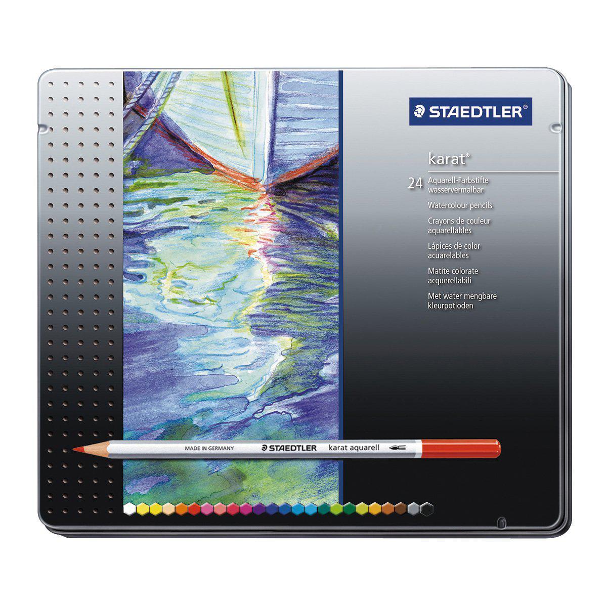 STAEDTLER 125 M 24-цветные профессиональные водорастворимые карандаши для рисования
STAEDTLER 125 M 24-цветные профессиональные водорастворимые карандаши для рисования