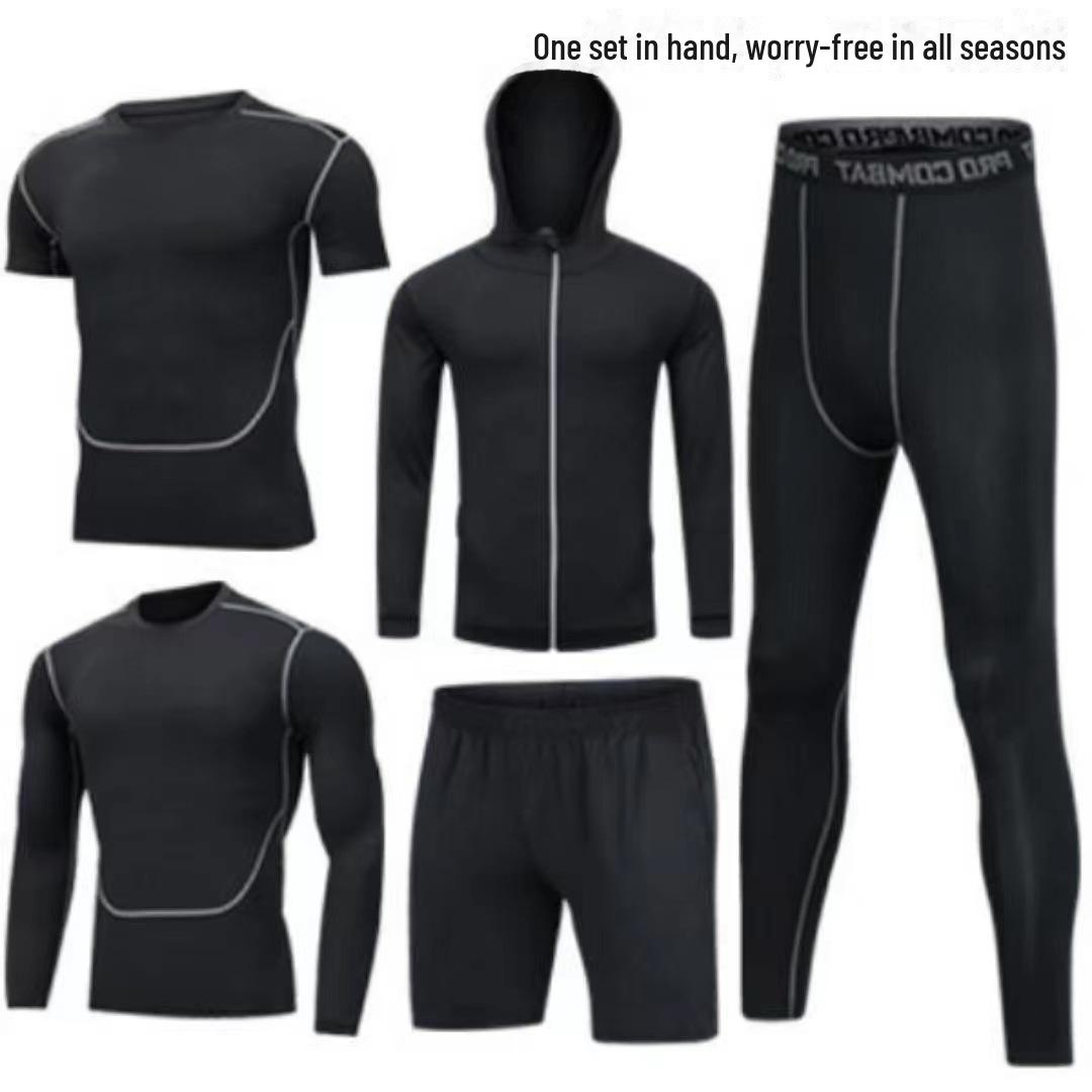 Мужская быстросохнущая спортивная одежда для фитнеса и отдыха - костюм для бега и тренировок весна/осень Small
Мужская быстросохнущая спортивная одежда для фитнеса и отдыха - костюм для бега и тренировок весна/осень Small