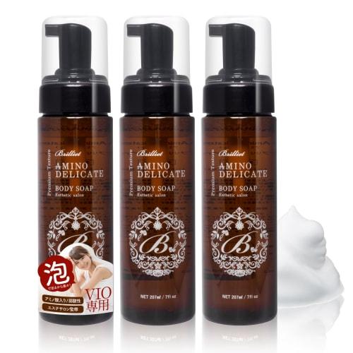 B Brilliet Femtech Soap, Damask Rose, for Delicate Zones, VIO, Cleansing, Dry/Sensitive, Moisturizing, 207ml, 3 Bottles
B Brilliet Femtech Soap, Damask Rose, for Delicate Zones, VIO, Cleansing, Dry/Sensitive, Moisturizing, 207ml, 3 Bottles