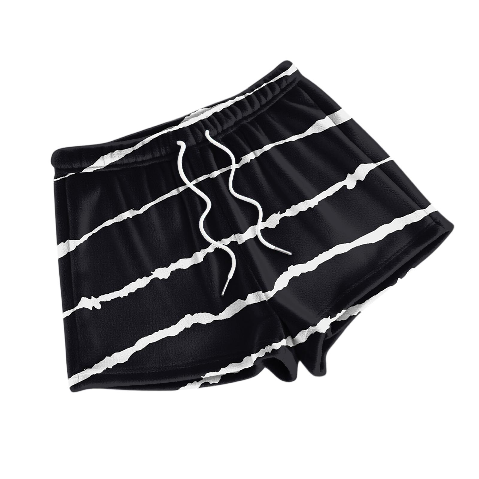 Женские модные пижамные шорты свободного кроя с флисовым принтом в клетку, повседневные брюки L чёрный
Женские модные пижамные шорты свободного кроя с флисовым принтом в клетку, повседневные брюки L чёрный