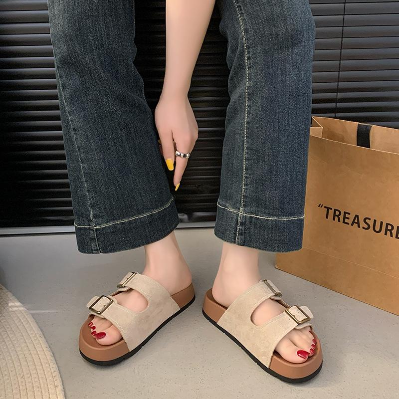 Boken slippers sandals summer new flat-bottomed thick-soled non-slip breathable outer wear casual soft-soled women s shoes 40 бежевий
Boken slippers sandals summer new flat-bottomed thick-soled non-slip breathable outer wear casual soft-soled women s shoes 40 бежевий