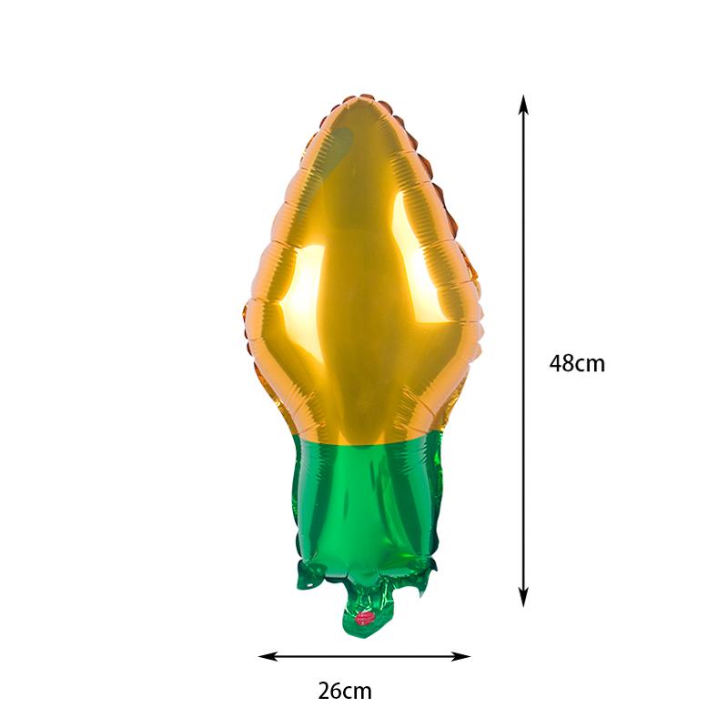 8/12/16/24pcs Christmas Light Bulb Foil Balloons Christmas Decor Mylar Light Bulb Balloons for Christmas Party Decorations Noel 16INCH
8/12/16/24pcs Christmas Light Bulb Foil Balloons Christmas Decor Mylar Light Bulb Balloons for Christmas Party Decorations Noel 16INCH