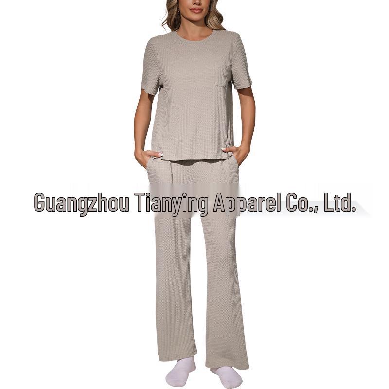 Women s 2-Piece Textured Waffle Knit Set: Short Sleeve Top & Long Pants Extra Large абрикосовый
Women s 2-Piece Textured Waffle Knit Set: Short Sleeve Top & Long Pants Extra Large абрикосовый