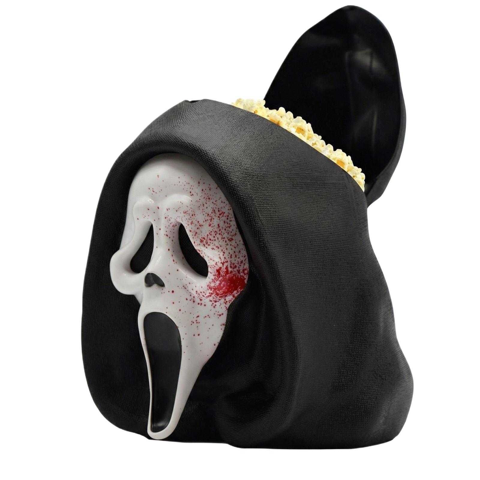 Hooded Ghost Shaped Popcorn Bowl Decorative Mask Design Snack Holder for Parties and Movie Nights 3D Molded Resin Material Unique Style One Size
Hooded Ghost Shaped Popcorn Bowl Decorative Mask Design Snack Holder for Parties and Movie Nights 3D Molded Resin Material Unique Style One Size