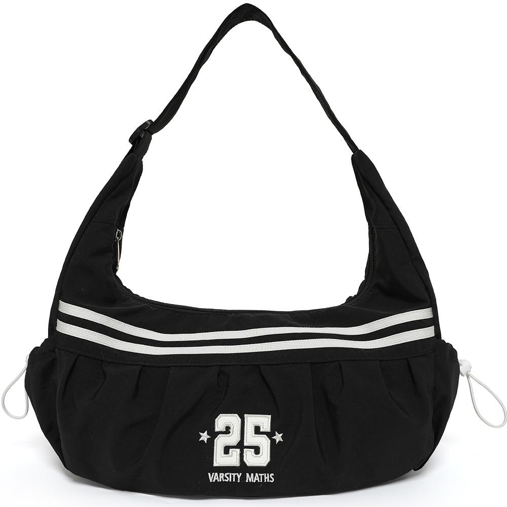 Red bag Women s canvas bag Large capacity anti-splashing nylon dumpling bag Casual messenger bag One shoulder bag Dumpling bag чорний
Red bag Women s canvas bag Large capacity anti-splashing nylon dumpling bag Casual messenger bag One shoulder bag Dumpling bag чорний
