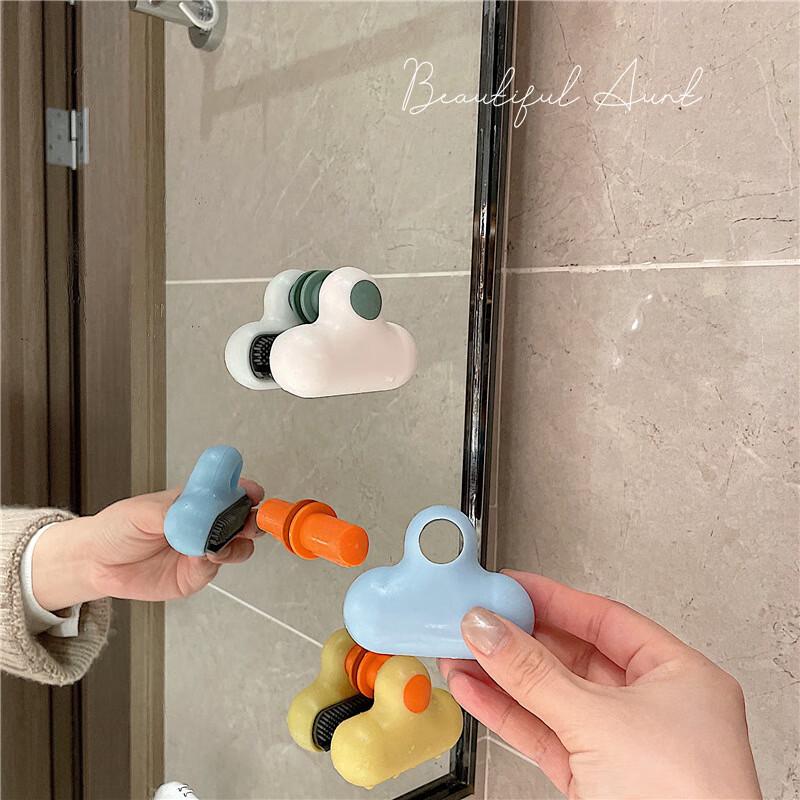 Mini Bathroom Mirror Scraper and Cleaning Brush
Mini Bathroom Mirror Scraper and Cleaning Brush