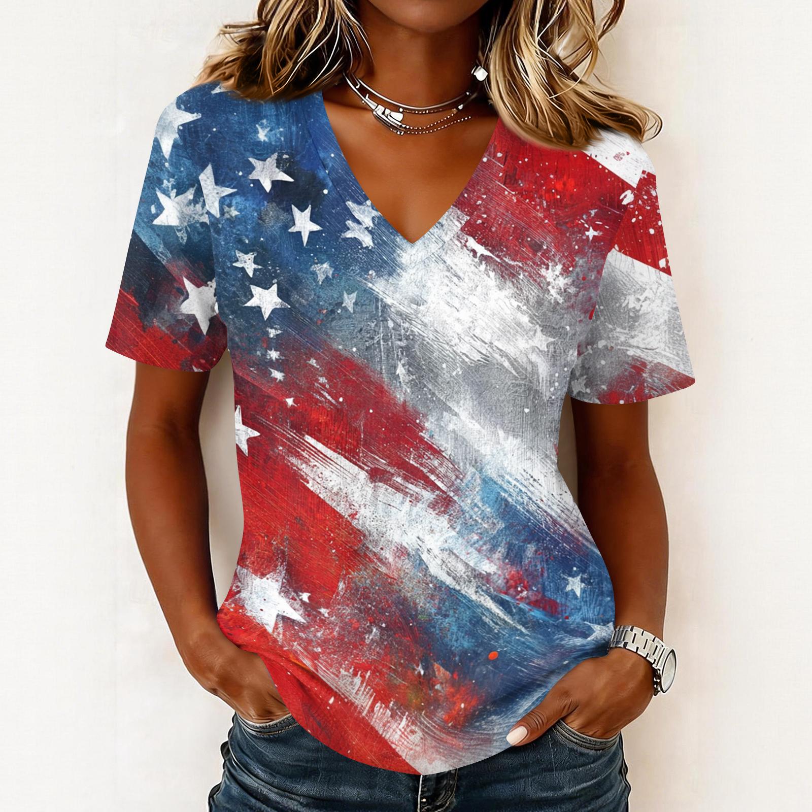 Shirts For Women Trendy V Neck T Shirts Casual Printed Blouse Tops For Women XL кавун червоний колір
Shirts For Women Trendy V Neck T Shirts Casual Printed Blouse Tops For Women XL кавун червоний колір