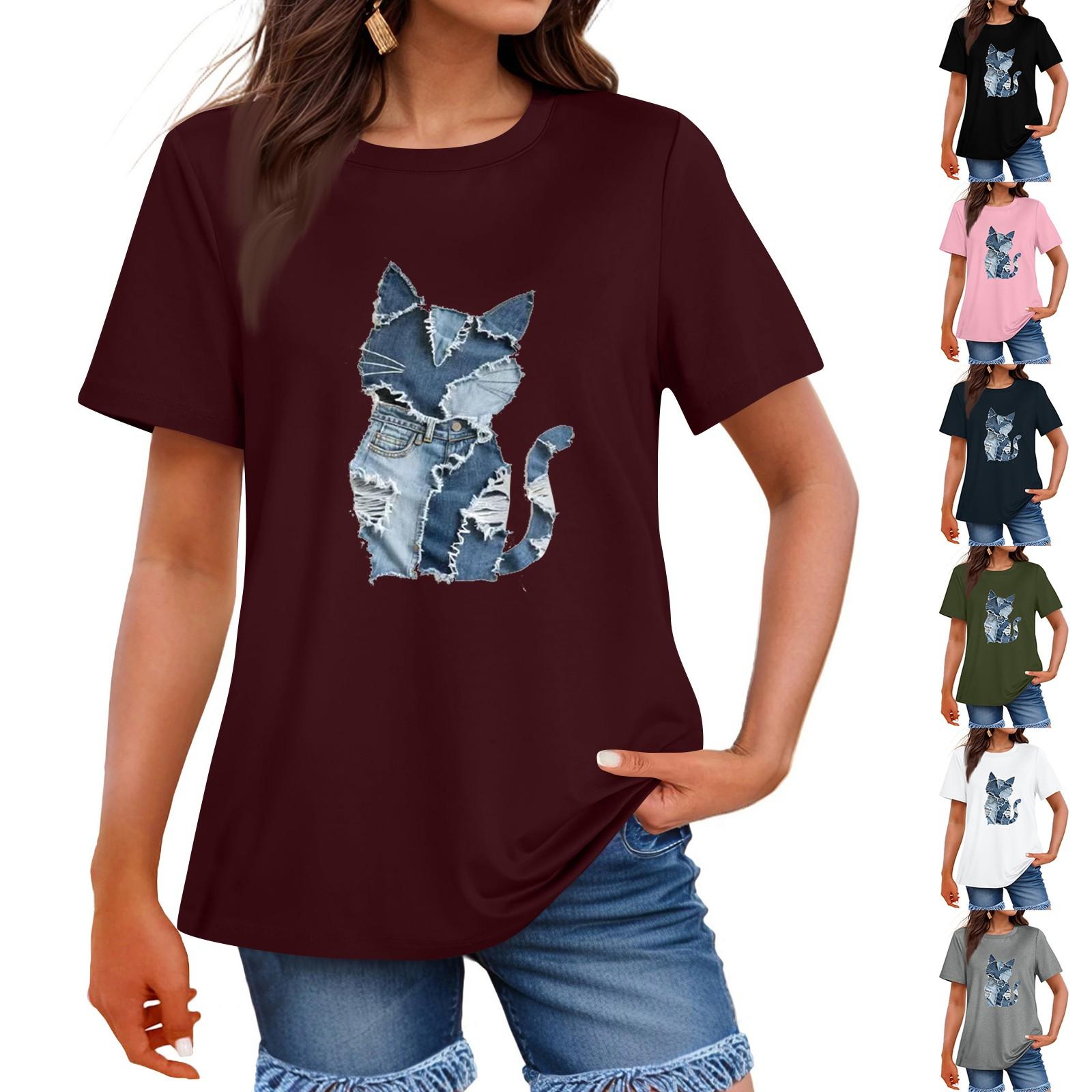 Ladies Loose Comfortable Casual Fashionable Animal Print Round Neck Short Sleeved Shirt XL чорний
Ladies Loose Comfortable Casual Fashionable Animal Print Round Neck Short Sleeved Shirt XL чорний