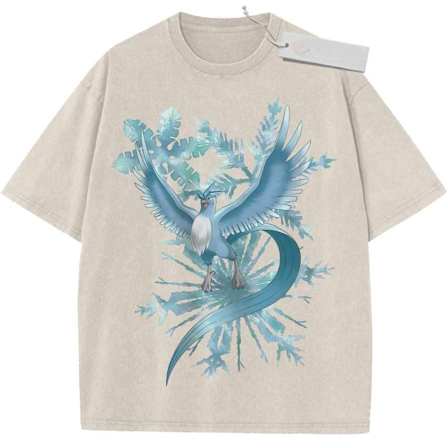 Summer Mens Black Washed T Shirt Pokemon Articuno Snowflake Ice Blue High Quality Fabric for Casual Shopping M
Summer Mens Black Washed T Shirt Pokemon Articuno Snowflake Ice Blue High Quality Fabric for Casual Shopping M