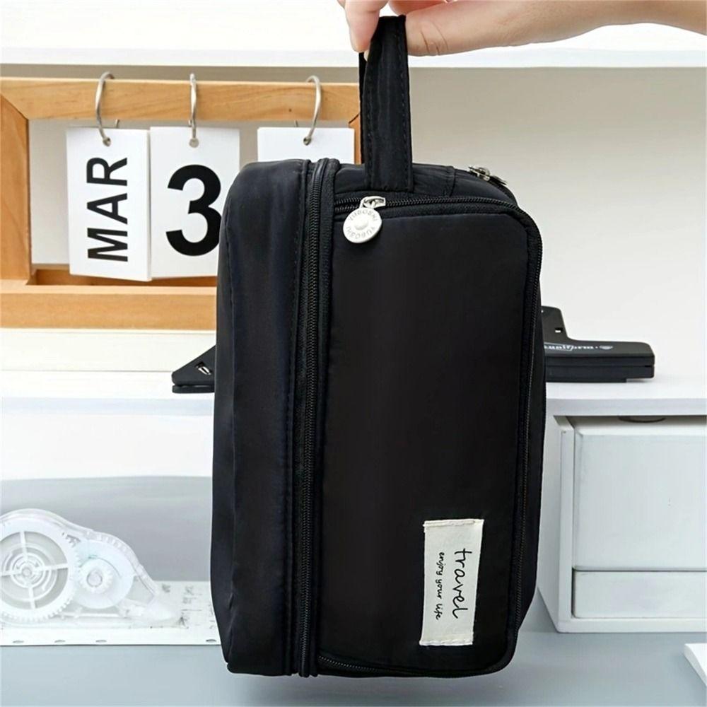 Pencil Bag Large Capacity Pencil Cases Three-layer Multifunction Pencil Case Offices білий
Pencil Bag Large Capacity Pencil Cases Three-layer Multifunction Pencil Case Offices білий