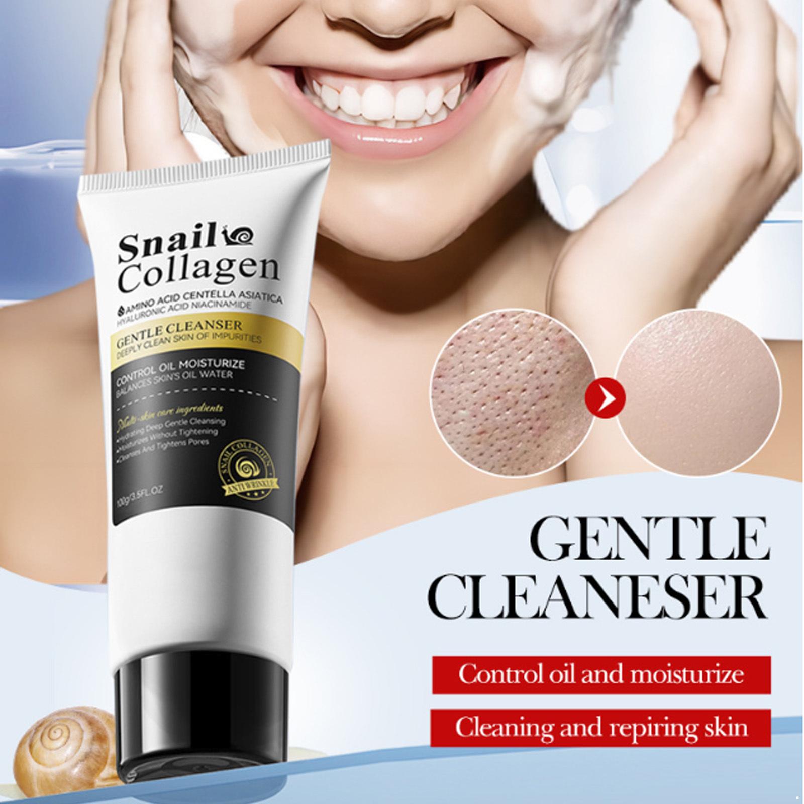 Women’s Snail Essence Facial Cleanser – Oil-Control, Hydrating & Smoothing for Refreshing Daily Routine One Size білий
Women’s Snail Essence Facial Cleanser – Oil-Control, Hydrating & Smoothing for Refreshing Daily Routine One Size білий