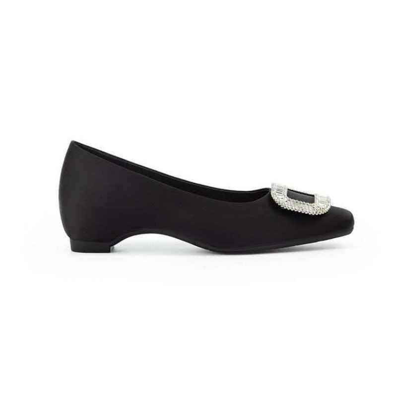 Low-Heel Square-Toe Single Shoes for Women with Water Diamond Buckle Silk Satin Slip-On Flat Bottom Shoes Versatile And Stylish 35
Low-Heel Square-Toe Single Shoes for Women with Water Diamond Buckle Silk Satin Slip-On Flat Bottom Shoes Versatile And Stylish 35