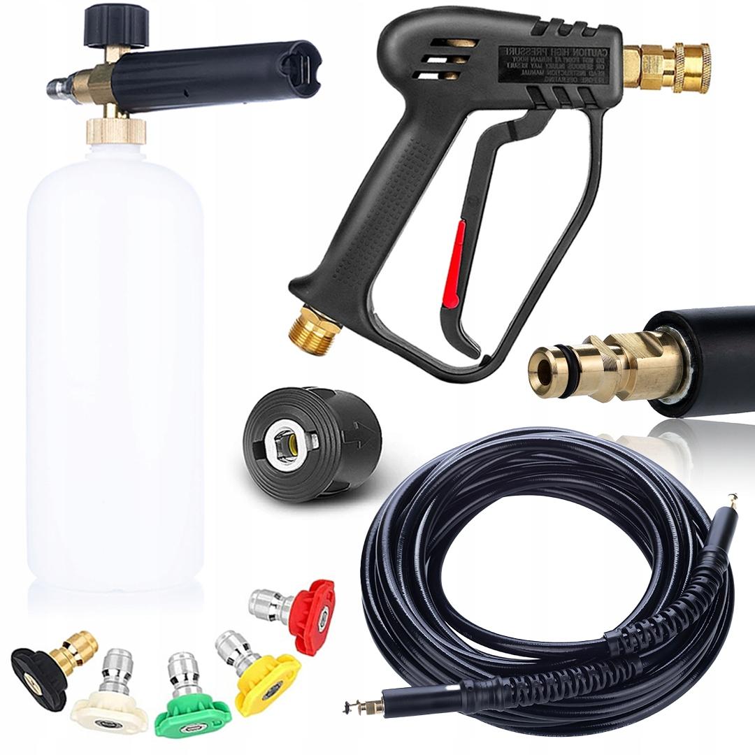 Rosfix Zestaw Pistolet + Wąż 10 m + Pianownica – Kompatybilny z Kärcher K2–K7 | 5 Dysz | 200 BAR | Auto Detailing, Dom, Ogród
Rosfix Zestaw Pistolet + Wąż 10 m + Pianownica – Kompatybilny z Kärcher K2–K7 | 5 Dysz | 200 BAR | Auto Detailing, Dom, Ogród