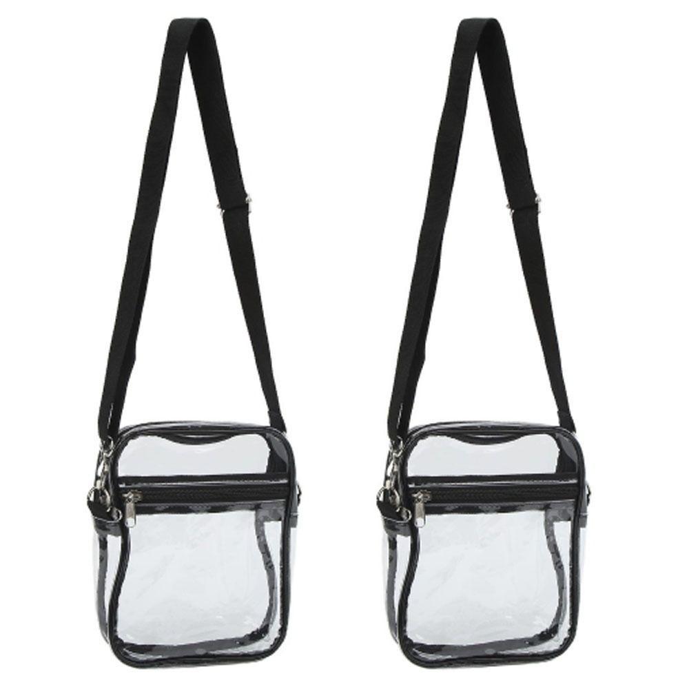 2 Pcs PVC Transparent Shoulder Bag Removable Clear Crossbody Bag Durable Clear Purse Sports 20*15*5cm
2 Pcs PVC Transparent Shoulder Bag Removable Clear Crossbody Bag Durable Clear Purse Sports 20*15*5cm