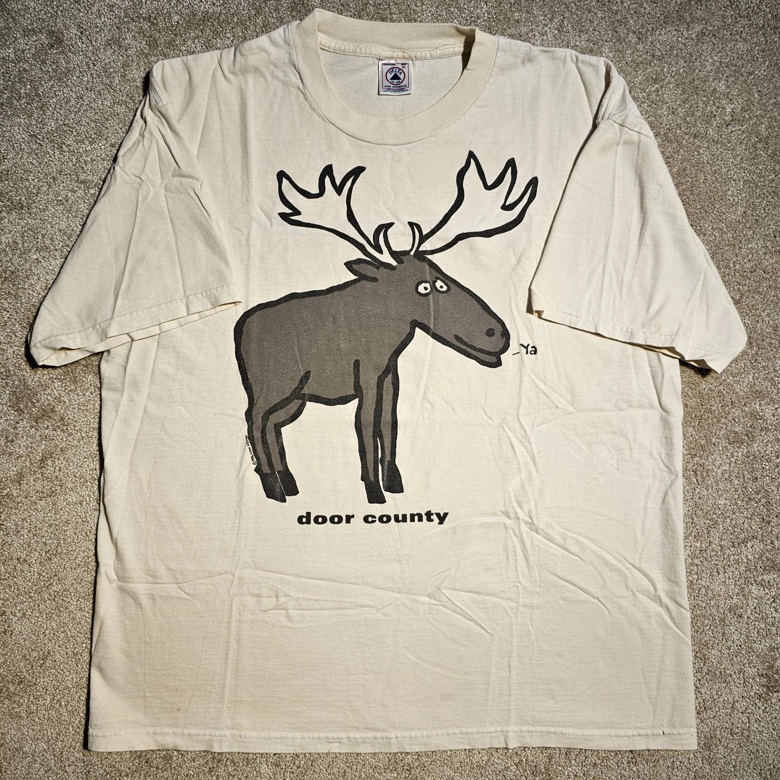 Vtg 1996 Canadian Moose EH Size XL Graphic T-shirt White Skate Ironic Y2k Funny 2XL
Vtg 1996 Canadian Moose EH Size XL Graphic T-shirt White Skate Ironic Y2k Funny 2XL