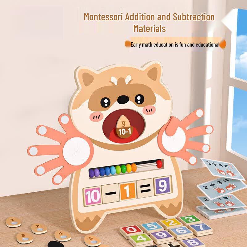 Kids Montessori Raccoon Finger Counting Toy
Kids Montessori Raccoon Finger Counting Toy