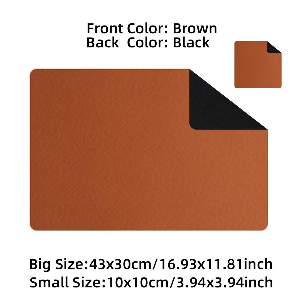 2 шт. подставка под стол из кожи, двухсторонний прямоугольный изолированный коврик для стола, ресторана, отеля, западной кухни, водонепроницаемый коврик для стола 43x30 cm коричневый
2 шт. подставка под стол из кожи, двухсторонний прямоугольный изолированный коврик для стола, ресторана, отеля, западной кухни, водонепроницаемый коврик для стола 43x30 cm коричневый
