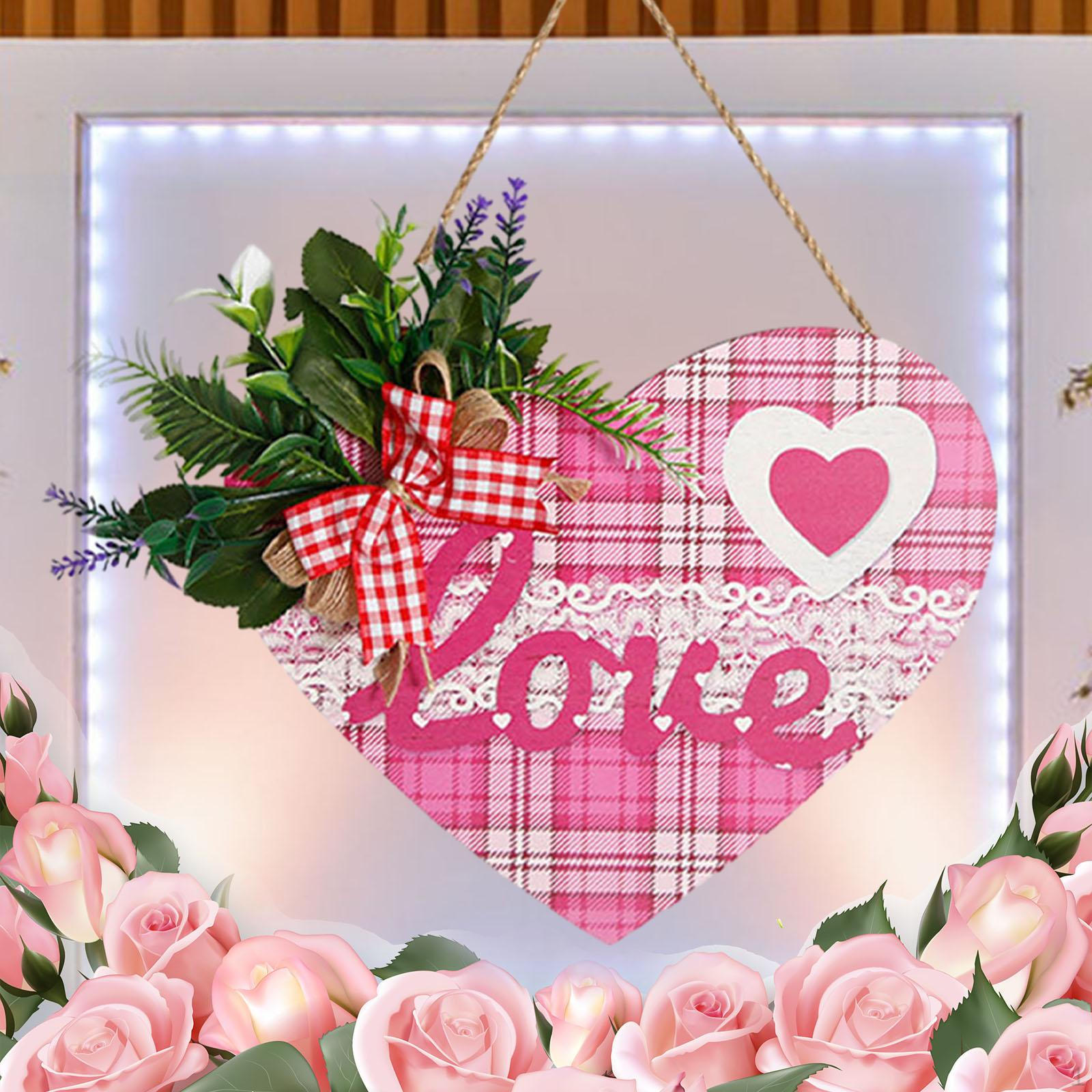 Heart-Shaped Wooden Love Plaque for Valentine s Day Decor Style A
Heart-Shaped Wooden Love Plaque for Valentine s Day Decor Style A
