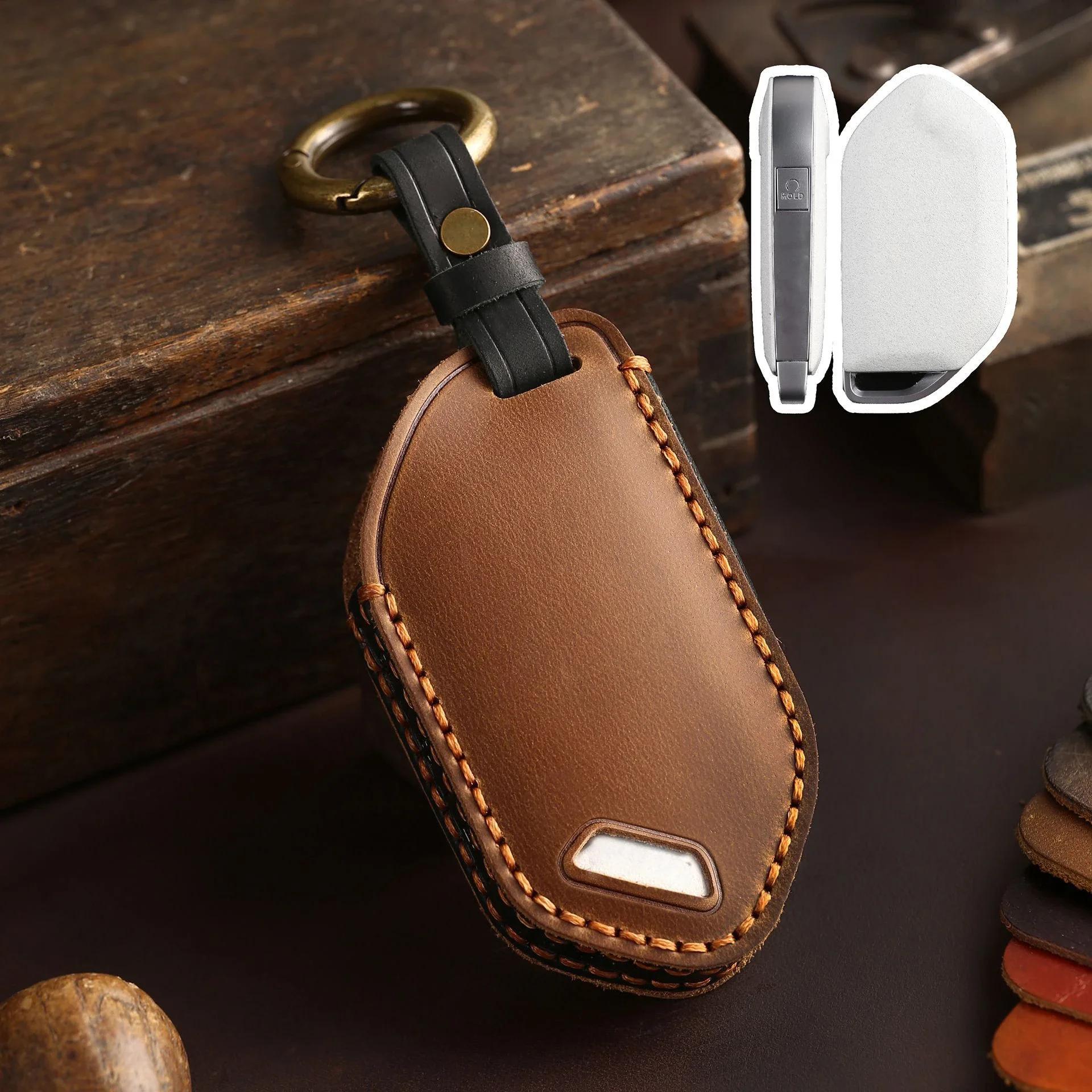 5 6 7 8 Buttons Car Cover Keychain Accessories for 2024 Kia Carnival EV9 Picanto GT Line New Smart Remote Leather Car Key Case
5 6 7 8 Buttons Car Cover Keychain Accessories for 2024 Kia Carnival EV9 Picanto GT Line New Smart Remote Leather Car Key Case