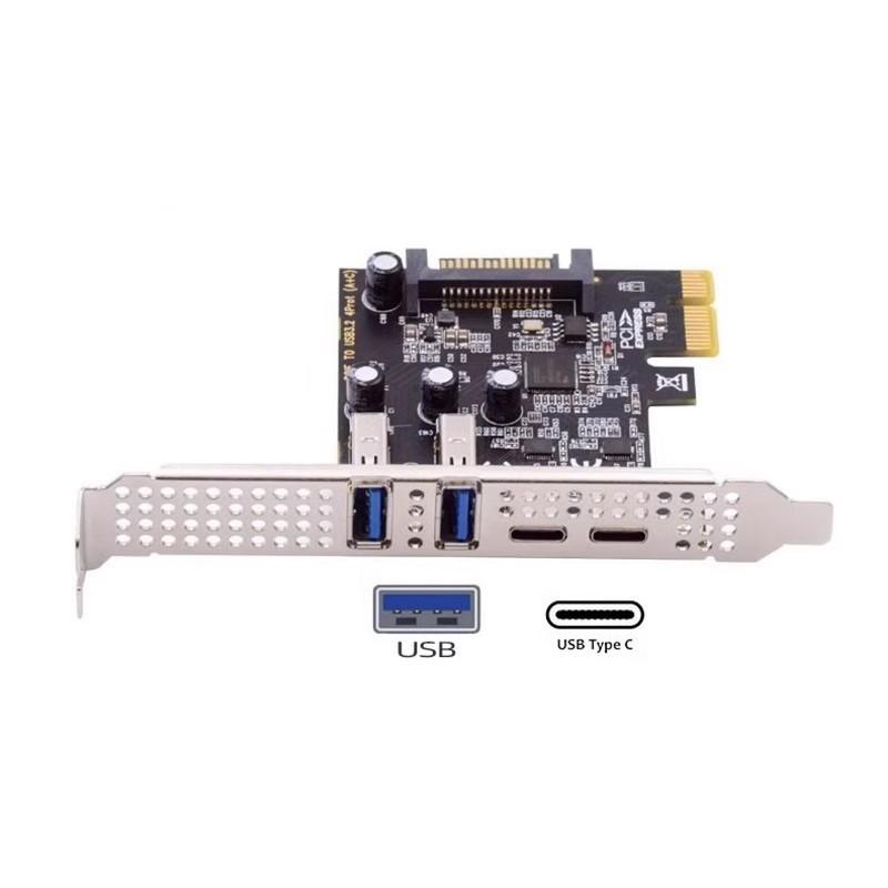 PCIE to USB 3.2 Gen1 5Gbps Expansion Card PCI Express 1x 4X 8X 16X Board 2 USB 2 Type C Extend Adapter for Computer Converter
PCIE to USB 3.2 Gen1 5Gbps Expansion Card PCI Express 1x 4X 8X 16X Board 2 USB 2 Type C Extend Adapter for Computer Converter