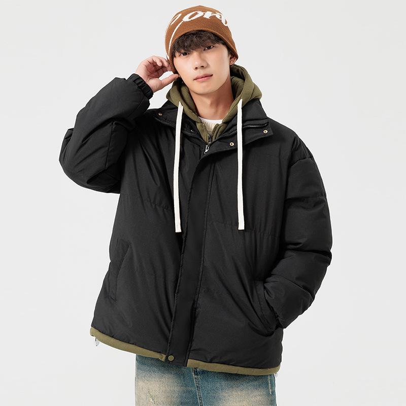 Men s Winter Thick Faux Two-Piece Cotton Jacket - Hooded, Padded, Cold Protection Workwear Flight Outerwear L чорний
Men s Winter Thick Faux Two-Piece Cotton Jacket - Hooded, Padded, Cold Protection Workwear Flight Outerwear L чорний