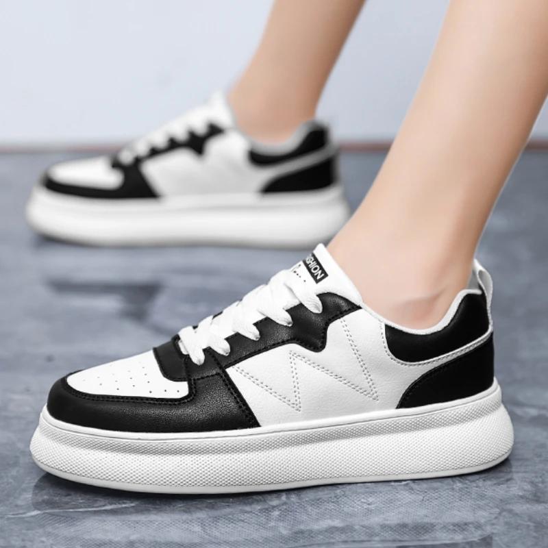 Fashion Casual PU Leather Breathable Lace Up Sports Shoes for Women Fashionable Lightweight Anti Slip Walking Shoes Thick Soled Shoes 36 чёрный
Fashion Casual PU Leather Breathable Lace Up Sports Shoes for Women Fashionable Lightweight Anti Slip Walking Shoes Thick Soled Shoes 36 чёрный