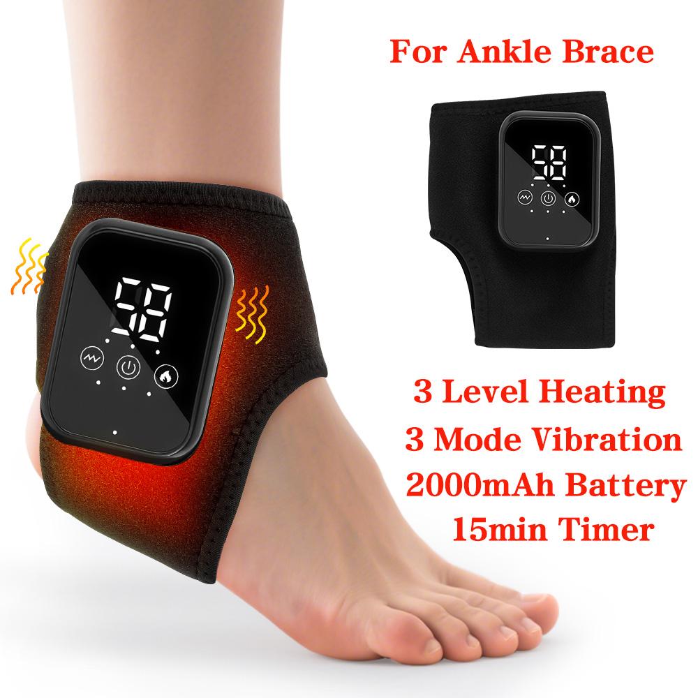 Heating Ankle Massage Belt Electric Hot Compress Vibration Massage Ankle Guard Band Carpal Tunnel Hand Foot Protection Tool Type 2-for ankle
Heating Ankle Massage Belt Electric Hot Compress Vibration Massage Ankle Guard Band Carpal Tunnel Hand Foot Protection Tool Type 2-for ankle
