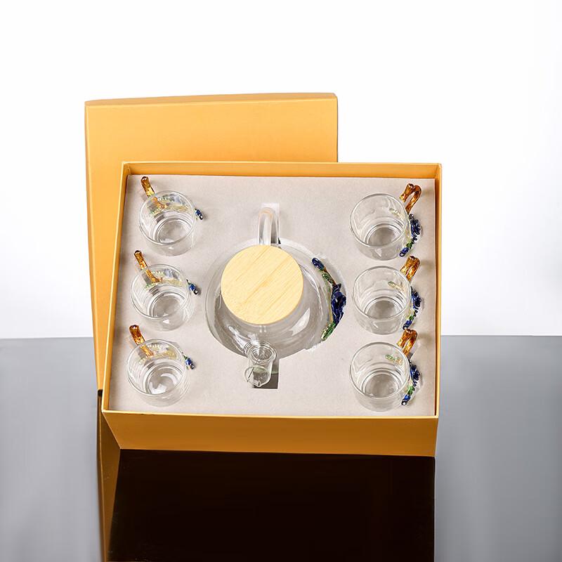Changqi Heat-Resistant Glass Tea & Water Set
Changqi Heat-Resistant Glass Tea & Water Set