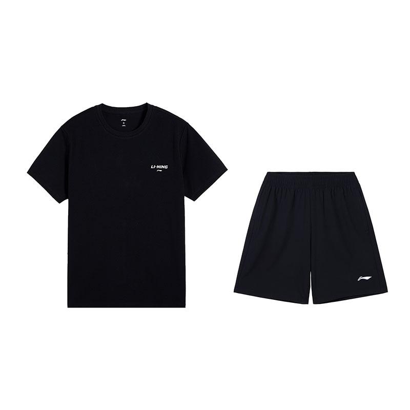 Li Ning Versatile Short Sleeve Comfortable Shorts Casual Sports Suit Men suit Black W879-1+W685-1 6XL
Li Ning Versatile Short Sleeve Comfortable Shorts Casual Sports Suit Men suit Black W879-1+W685-1 6XL