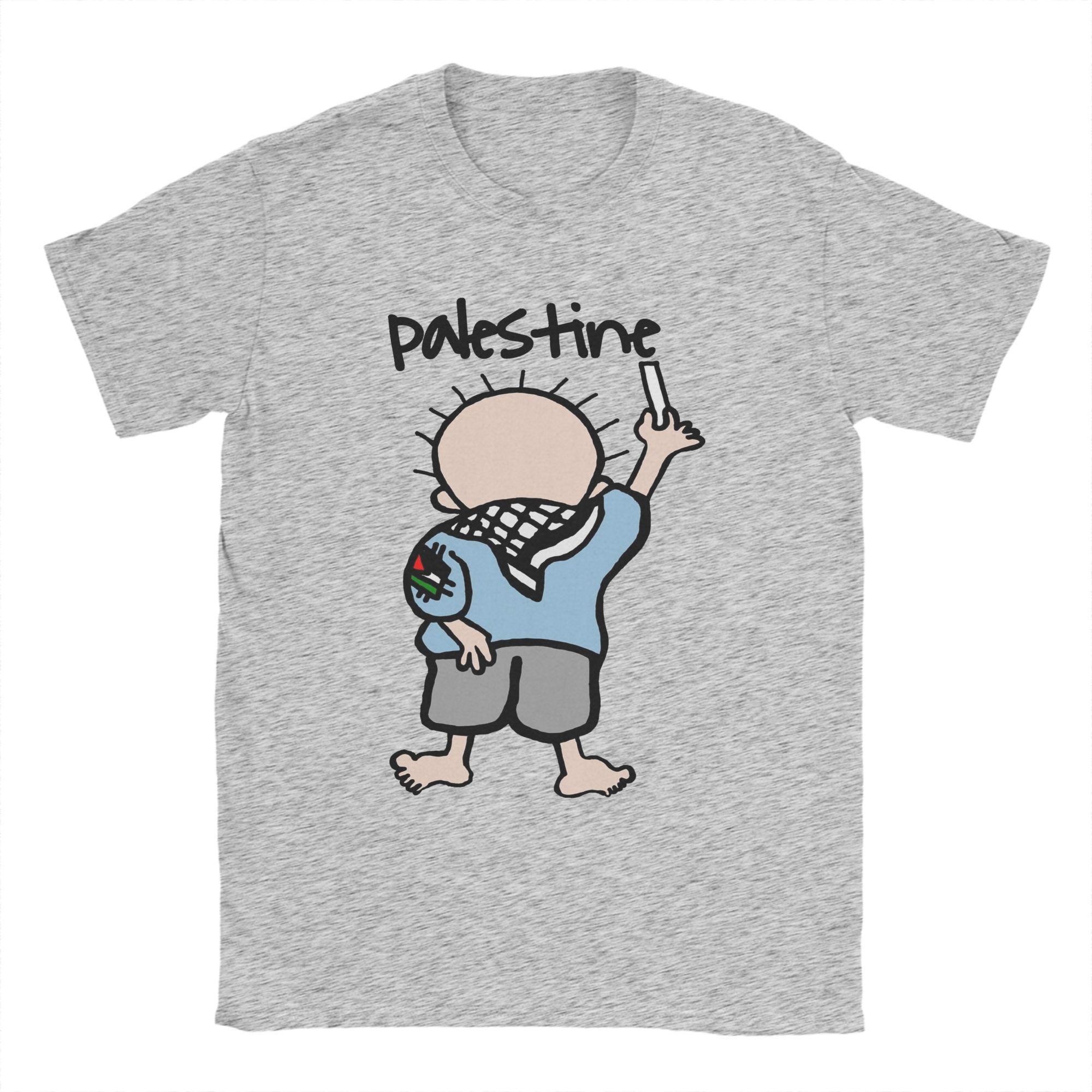 Vintage Handala Wearing Palestine Flag T-Shirt Men Round Collar Pure Cotton T Shirts Short Sleeve Tee Shirt Gift Clothes S
Vintage Handala Wearing Palestine Flag T-Shirt Men Round Collar Pure Cotton T Shirts Short Sleeve Tee Shirt Gift Clothes S