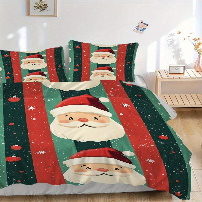 3pcs Christmas, Santa Claus Bedding Set, Suitable for Bedroom Decoration, (Includes 1 Duvet Cover And 2 Pillowcases, Quilt Not Included) yy250822184 135x200cm
3pcs Christmas, Santa Claus Bedding Set, Suitable for Bedroom Decoration, (Includes 1 Duvet Cover And 2 Pillowcases, Quilt Not Included) yy250822184 135x200cm