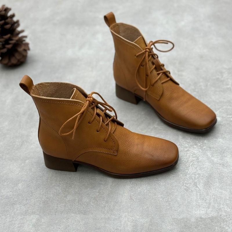 Короткие сапоги из натуральной кожи на толстом каблуке, повседневные сапоги из коровьей кожи 39 коричневый
Короткие сапоги из натуральной кожи на толстом каблуке, повседневные сапоги из коровьей кожи 39 коричневый