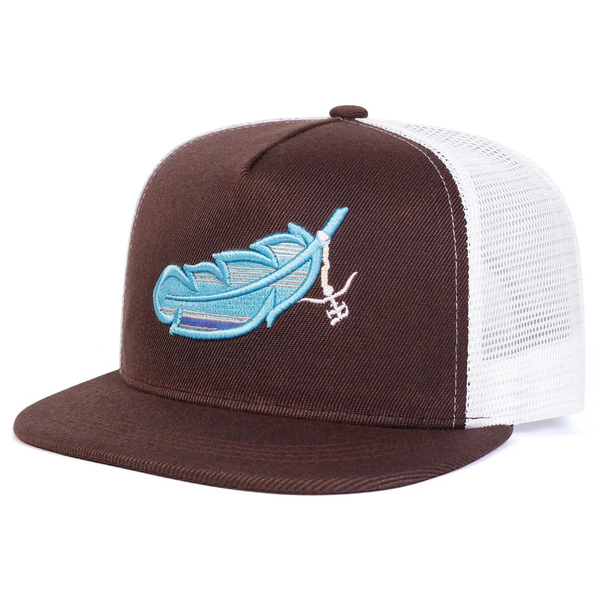 Unisex Colorful Feather Embroidery Hip-hop Net Hats Spring And Summer Outdoor Adjustable Casual Baseball Caps Sunscreen Hat коричневий
Unisex Colorful Feather Embroidery Hip-hop Net Hats Spring And Summer Outdoor Adjustable Casual Baseball Caps Sunscreen Hat коричневий