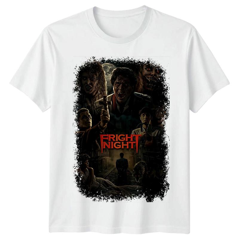 Fright Night (1985) Movie Poster Inspired Unisex T-Shirt Retro Tee Unisex Fans Gift S
Fright Night (1985) Movie Poster Inspired Unisex T-Shirt Retro Tee Unisex Fans Gift S