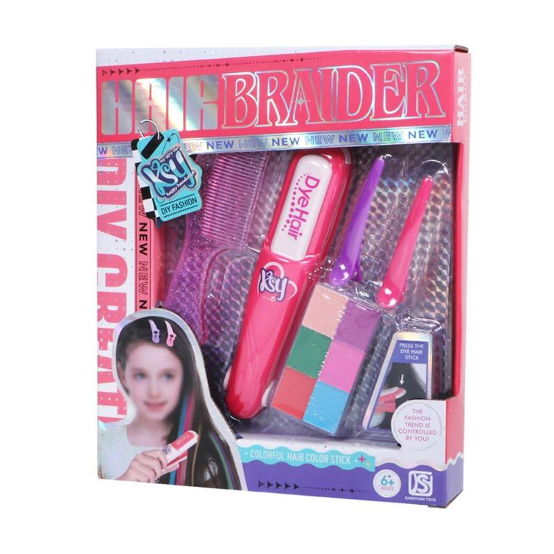 Детский набор палочек для имитации окрашивания волос, инструменты для DIY причесок и макияжа, аксессуары для волос и игрушка для макияжа для девочек
Детский набор палочек для имитации окрашивания волос, инструменты для DIY причесок и макияжа, аксессуары для волос и игрушка для макияжа для девочек