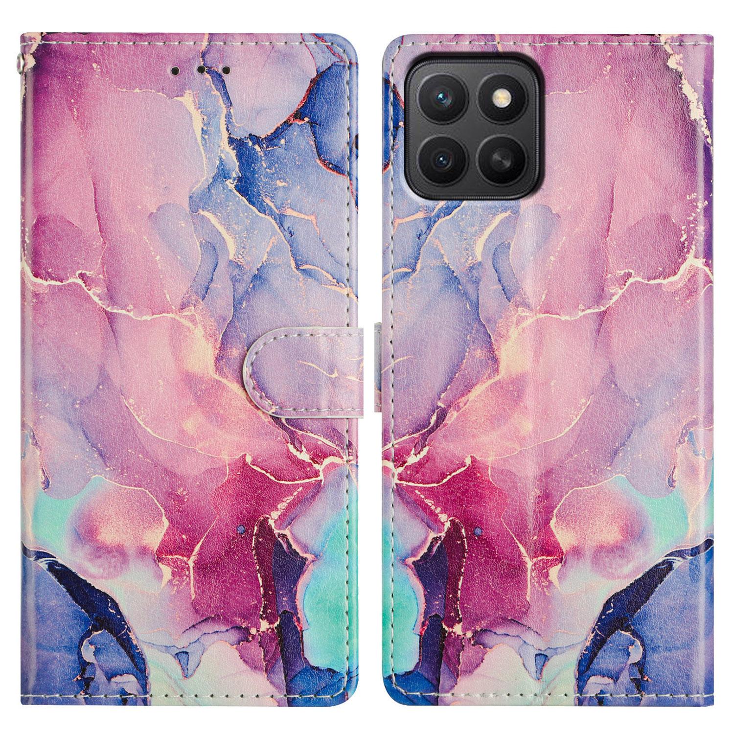 For Honor X8c 4G Wallet Phone Case PU Leather Flip Cover with Stand Card Holder Painted Design Green Pink Marble
For Honor X8c 4G Wallet Phone Case PU Leather Flip Cover with Stand Card Holder Painted Design Green Pink Marble