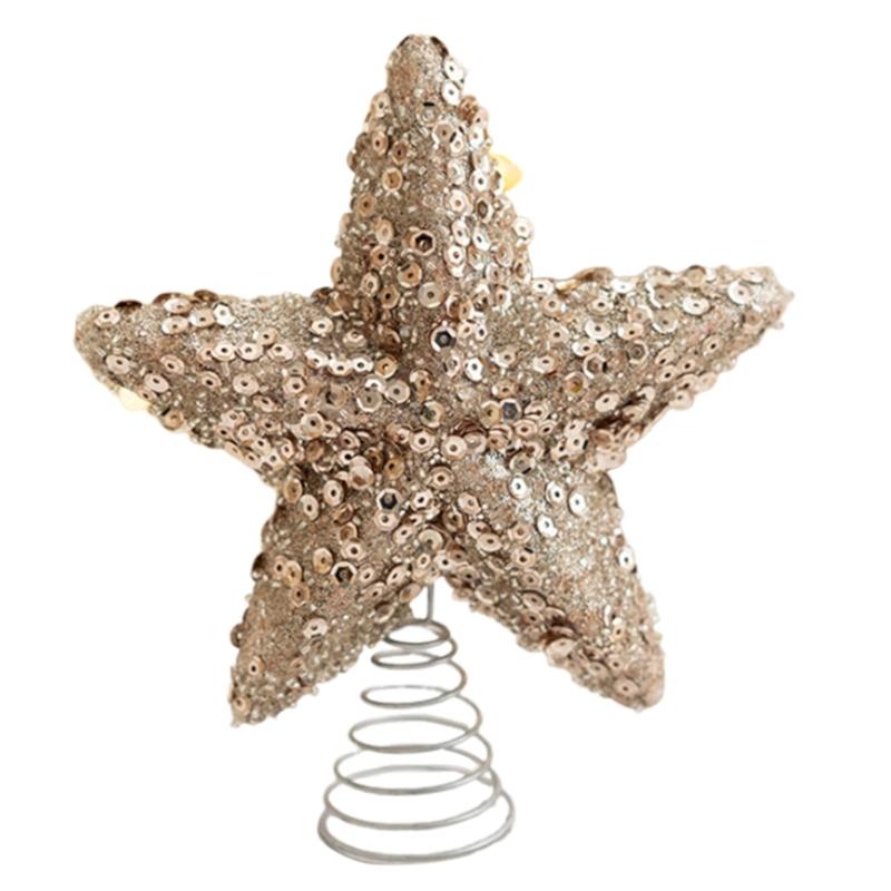 Festival Star Christmas Tree Toppers Sparkling Christmas Star Tree Toppers Essential Holiday Ornament for Decors 20cm шампанского
Festival Star Christmas Tree Toppers Sparkling Christmas Star Tree Toppers Essential Holiday Ornament for Decors 20cm шампанского