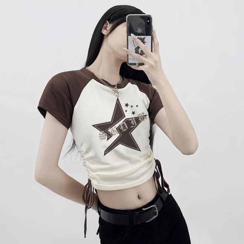 Women s Summer Retro Color Block Raglan Tee: Sweet & Spicy Lace-Up Top 3XL (Recommended for 130-140 lbs)
Women s Summer Retro Color Block Raglan Tee: Sweet & Spicy Lace-Up Top 3XL (Recommended for 130-140 lbs)