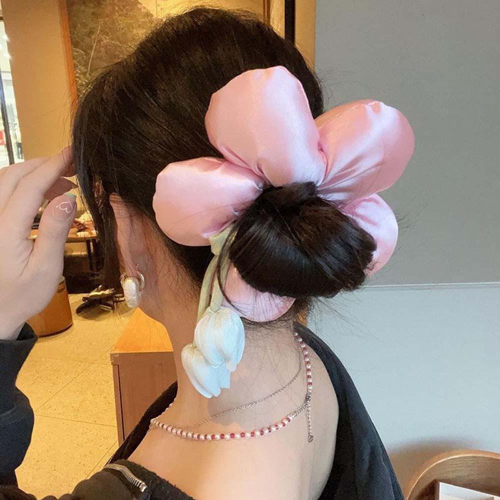 Sweet Tulip Big Hair Rope Oversize Exaggerated Hair Ring Personality Flower Scrunchies Women синий
Sweet Tulip Big Hair Rope Oversize Exaggerated Hair Ring Personality Flower Scrunchies Women синий