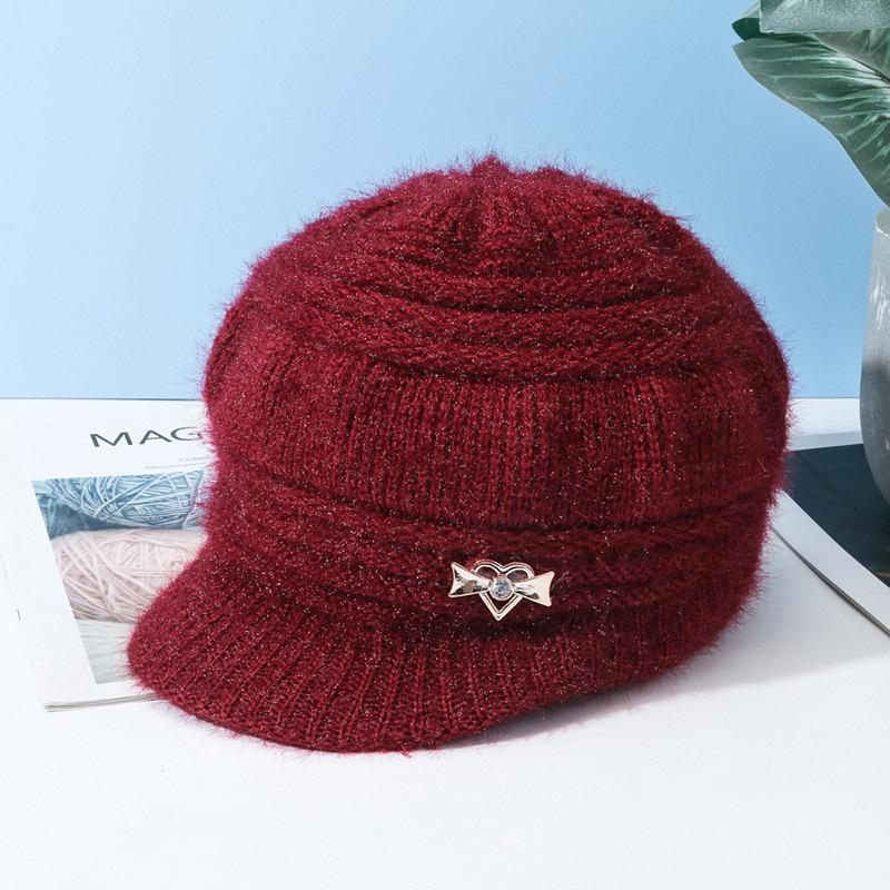New Fashionable Woolen Hats for Middle Aged and Elderly Women In Autumn and Winter Thickened and Fleece Warm and Cute Knitted Caps
New Fashionable Woolen Hats for Middle Aged and Elderly Women In Autumn and Winter Thickened and Fleece Warm and Cute Knitted Caps
