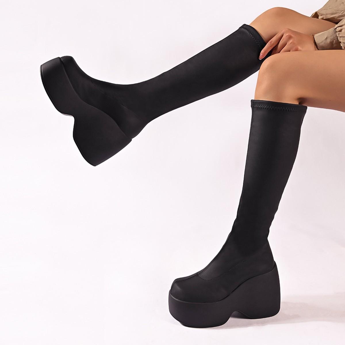 Foreign trade 2024 spring and autumn new thick-soled muffin heel square head casual leather shoes elastic boots short boots 35 чёрный
Foreign trade 2024 spring and autumn new thick-soled muffin heel square head casual leather shoes elastic boots short boots 35 чёрный