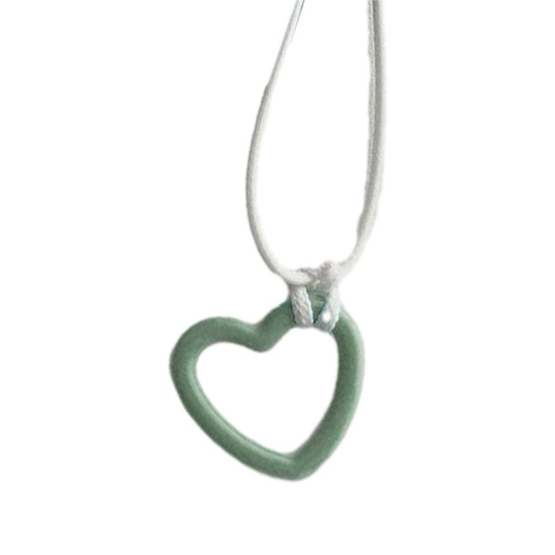 Fashion Resin Heart Pendant Necklace Sweet Cool Clavicle Chain Simple Choker Necklace Jewelry Colorful Cord Neck Chain
Fashion Resin Heart Pendant Necklace Sweet Cool Clavicle Chain Simple Choker Necklace Jewelry Colorful Cord Neck Chain