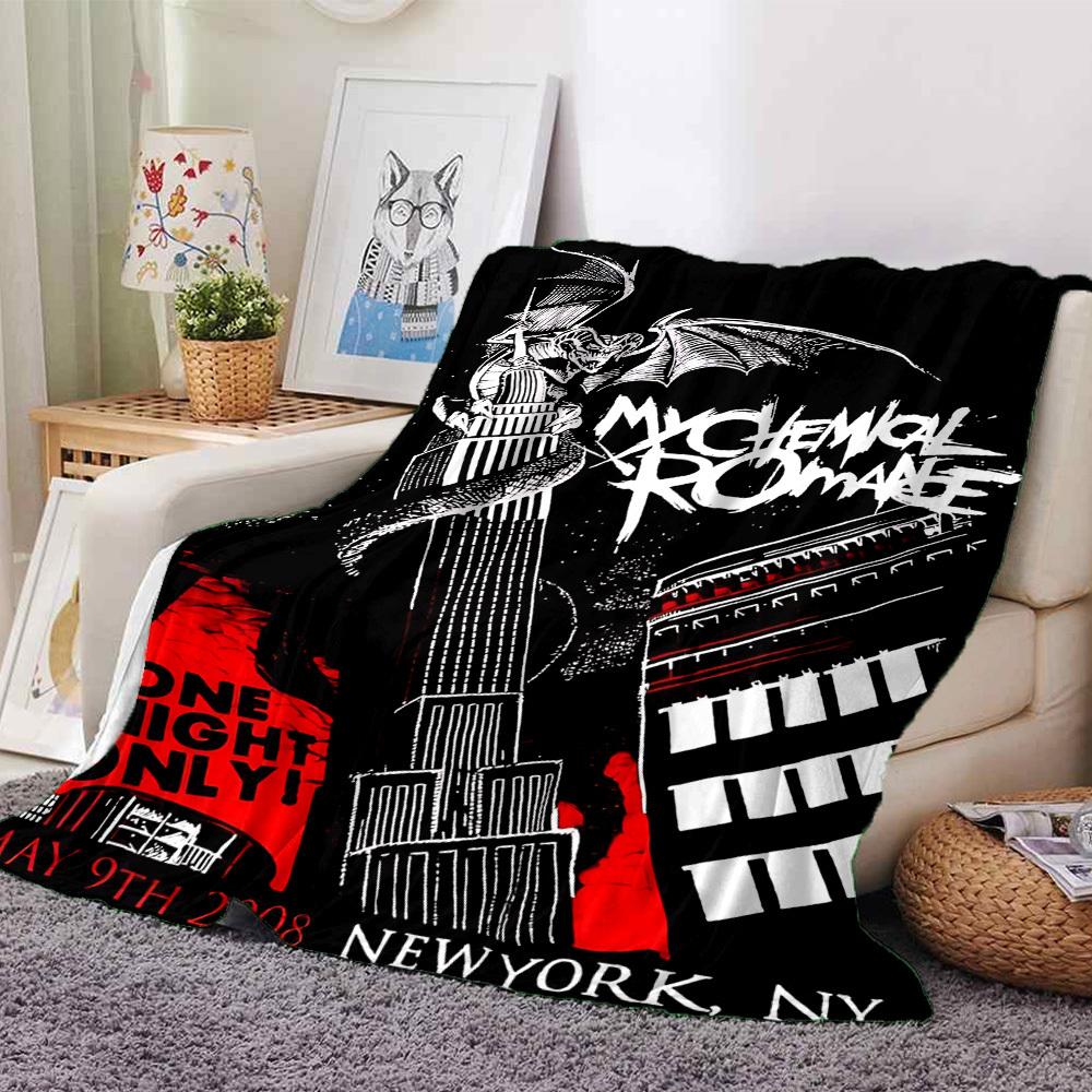 1pc MY CHEMICAL ROMANCE NEW YORK Themed Printed Soft and Comfortable Home Blanket, Small Throw Blanket, Nap Blanket, Suitable as a Gift l089 80cmx120cm(31inx47in)
1pc MY CHEMICAL ROMANCE NEW YORK Themed Printed Soft and Comfortable Home Blanket, Small Throw Blanket, Nap Blanket, Suitable as a Gift l089 80cmx120cm(31inx47in)