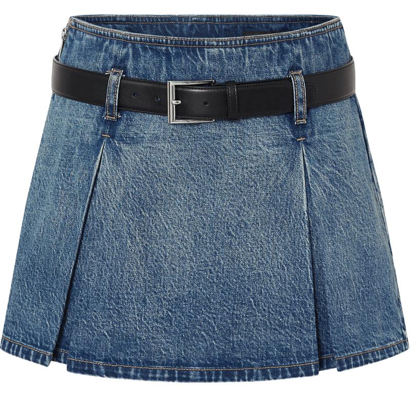 MO&Co. Women s A-Line Pleated Denim Skort S 26
MO&Co. Women s A-Line Pleated Denim Skort S 26