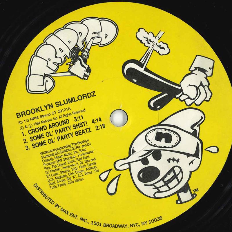12-дюймовая пластинка BROOKLYN SLUMLORDZ - Crowd Around / Some Ol Party Shst! ST20121 STRAPPED 1994 США Рэп и Хип-хоп/R&B Б/у
12-дюймовая пластинка BROOKLYN SLUMLORDZ - Crowd Around / Some Ol Party Shst! ST20121 STRAPPED 1994 США Рэп и Хип-хоп/R&B Б/у