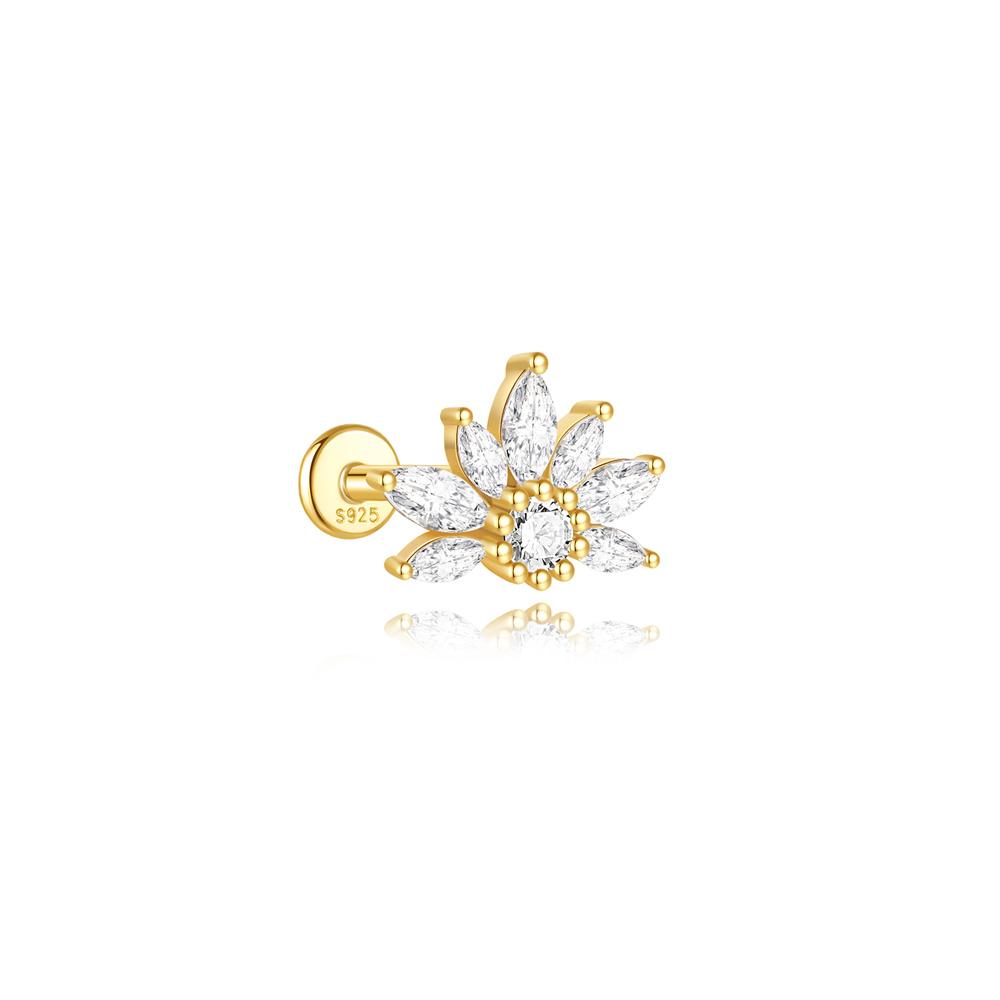 AIDE Bingling Zircon Cartilage Stud Earrings Spiral Piercing Studs 925 Silver Earring For Girl Women Ear Bone Earrings 1piece
AIDE Bingling Zircon Cartilage Stud Earrings Spiral Piercing Studs 925 Silver Earring For Girl Women Ear Bone Earrings 1piece