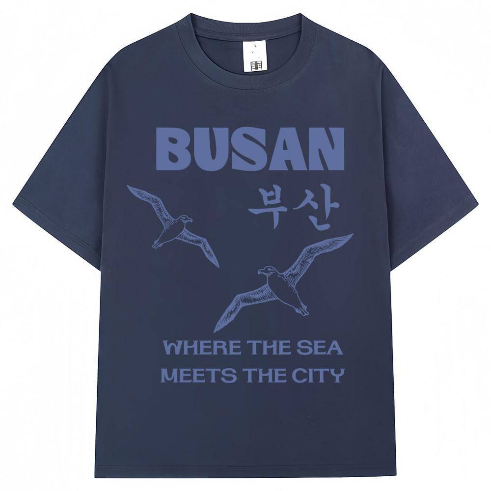 Korean Style Busan Seagull Graphic T Shirts Men Women Harajuku Fashion 90s Vintage Tshirt Cotton Oversized Casual T Shirt Gifts 4XL
Korean Style Busan Seagull Graphic T Shirts Men Women Harajuku Fashion 90s Vintage Tshirt Cotton Oversized Casual T Shirt Gifts 4XL
