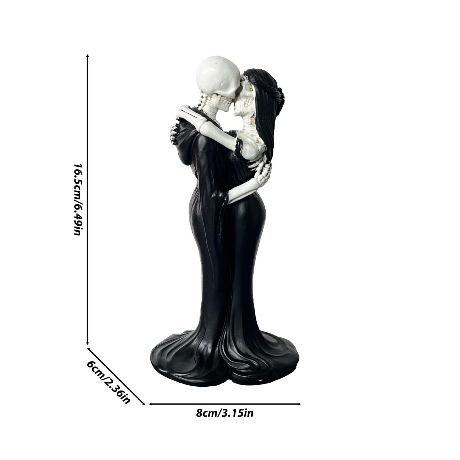 Skeleton Couple Statues Skeleton Exclusive Gothic Magician Home Decoration Ghost Resin Ornament Halloween Decoration Supplies One Size білий
Skeleton Couple Statues Skeleton Exclusive Gothic Magician Home Decoration Ghost Resin Ornament Halloween Decoration Supplies One Size білий