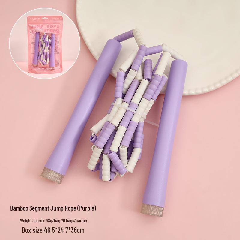 Adjustable Bamboo Jump Rope for Kids - Ideal for School, Kindergarten, Competitions, and Beginners фіолетовий
Adjustable Bamboo Jump Rope for Kids - Ideal for School, Kindergarten, Competitions, and Beginners фіолетовий
